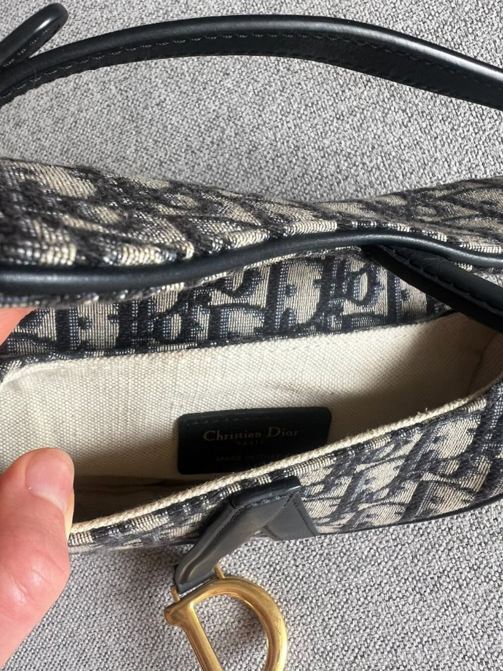 Dior Mini Saddle Bag - Picture 8 of 9